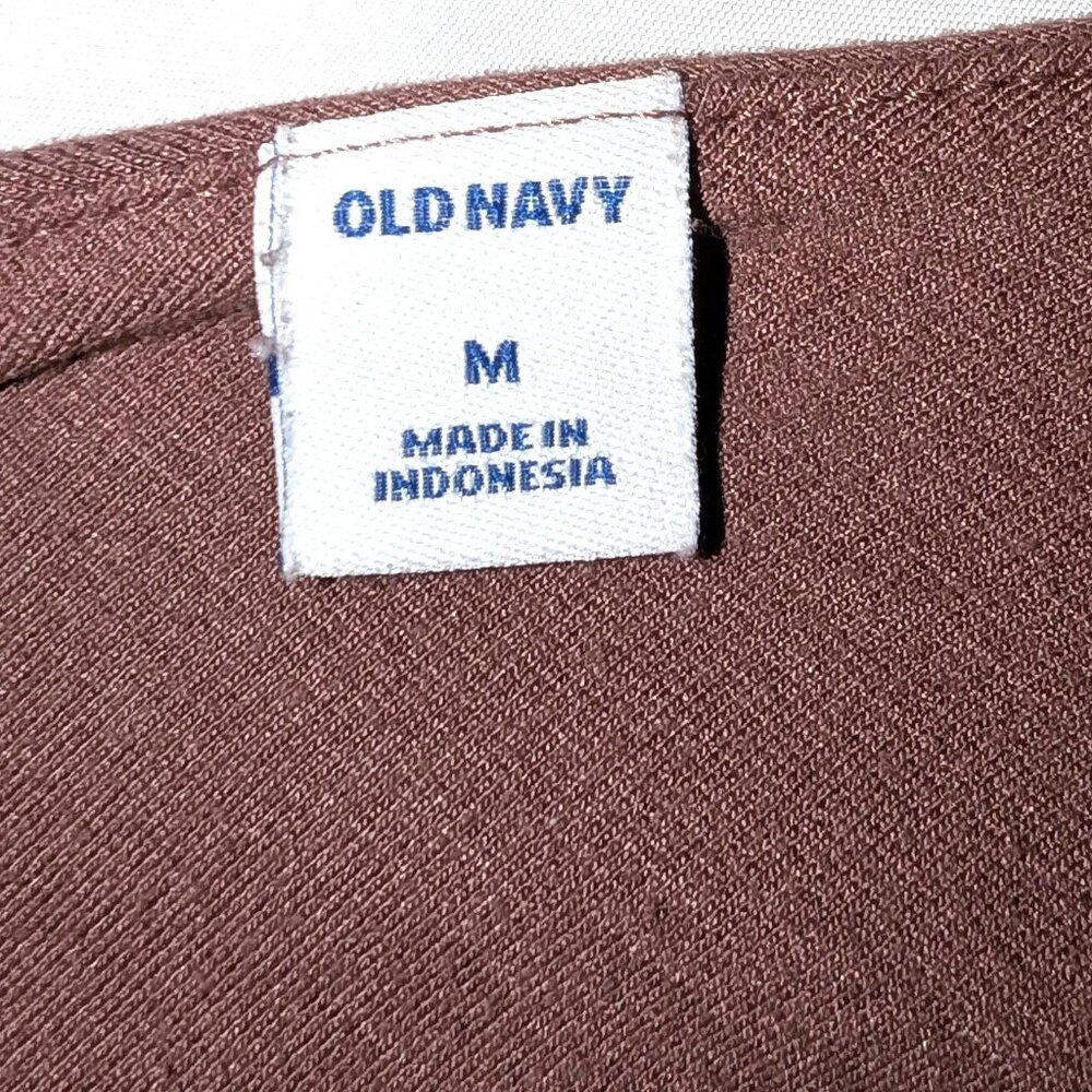 Old Navy | Brown Raisin Sleeveless Ponte-Knit Jumpsuit Viscose Blend | Medium - Picture 2 of 10